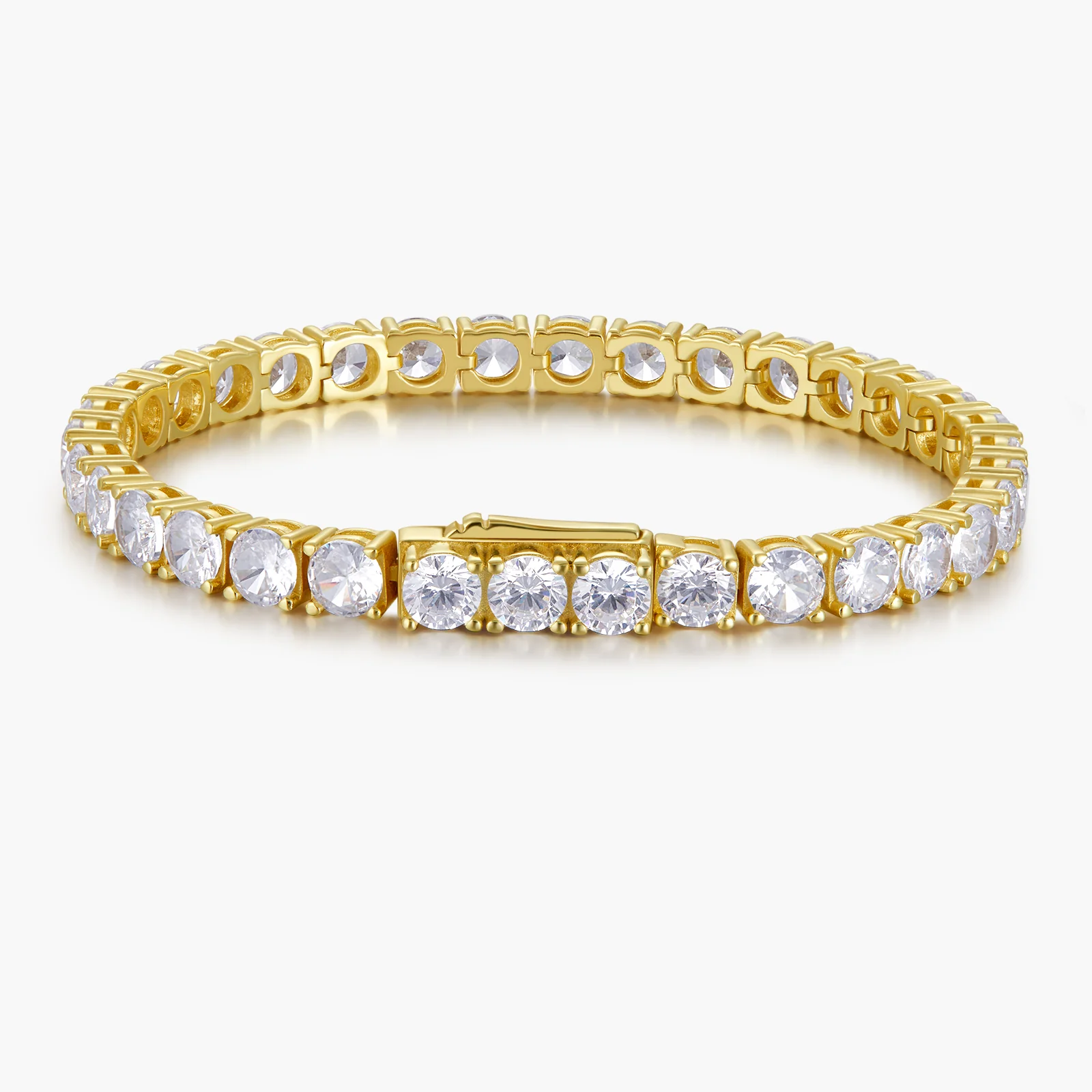 Sterling Silver Tennis Bracelet (4.5mm) - Image 8