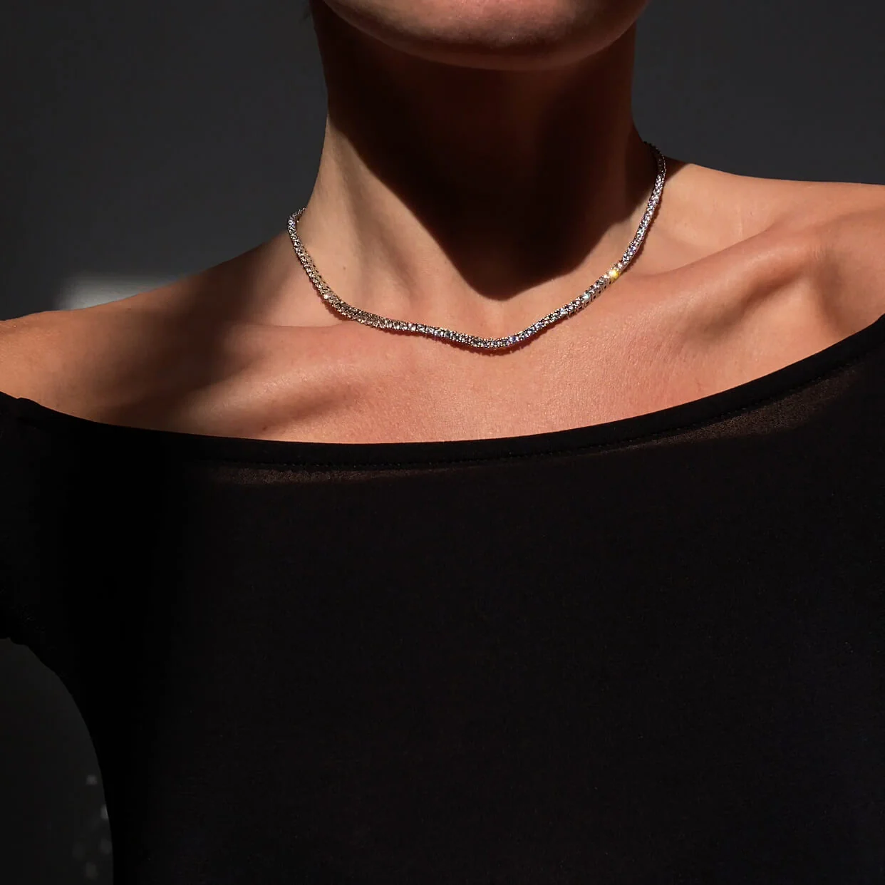 Tennis Necklace (2.5mm) - Image 7