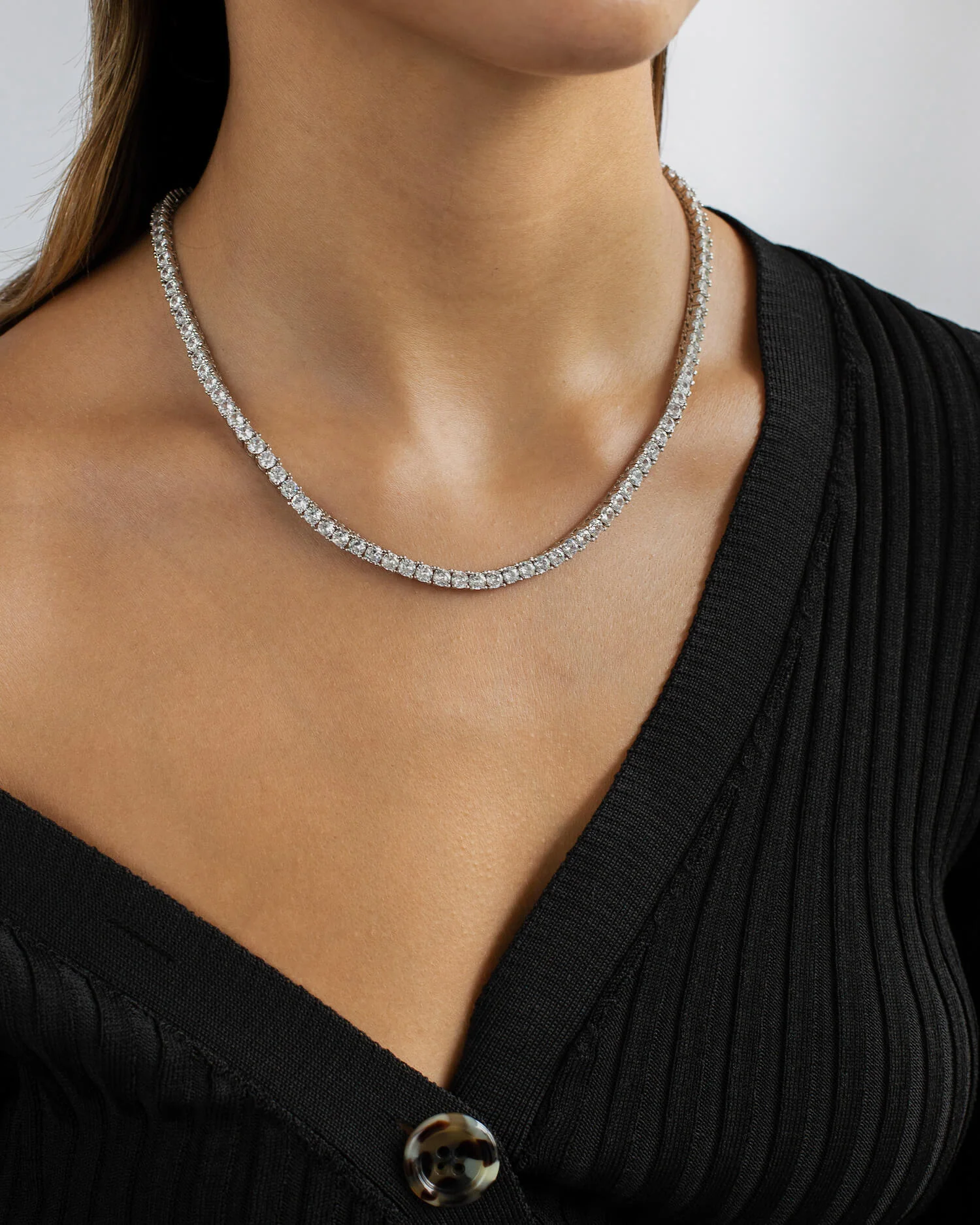 Tennis Necklace (4mm) - Image 2