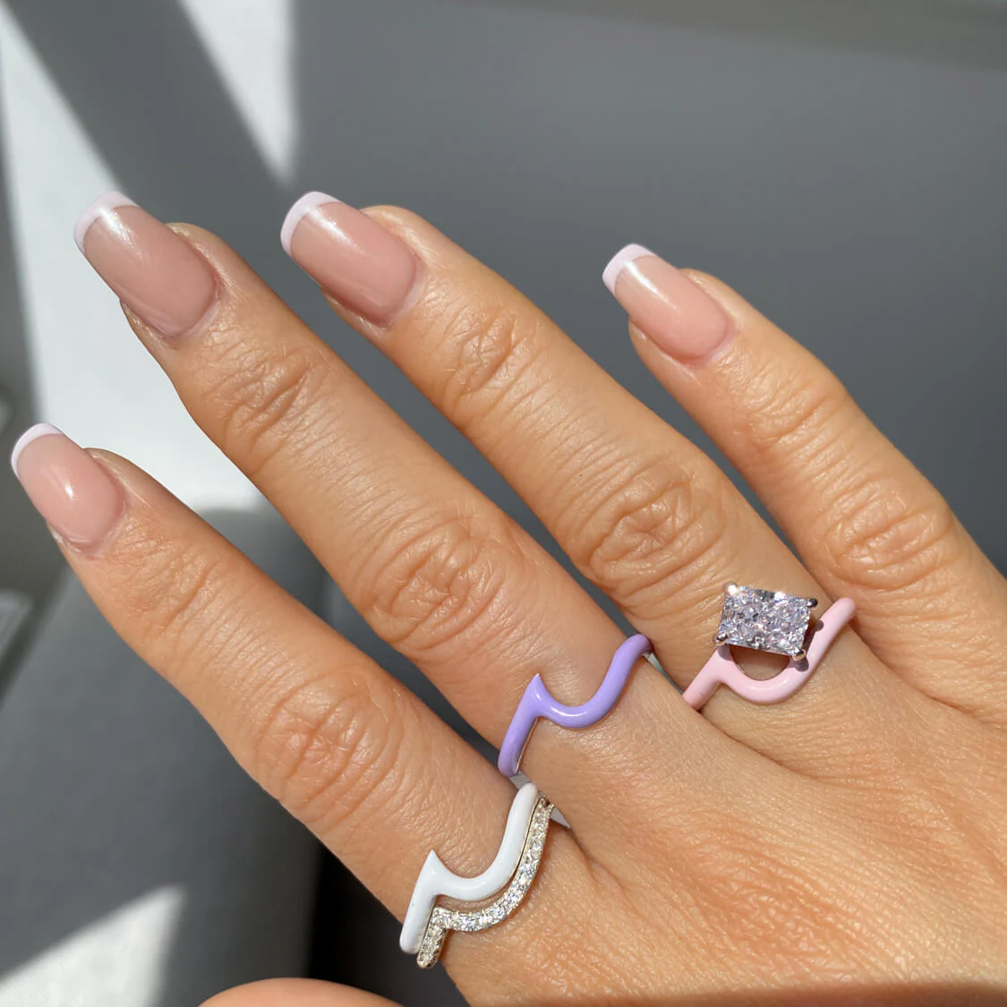 Enamel Vagues Ring - Image 8