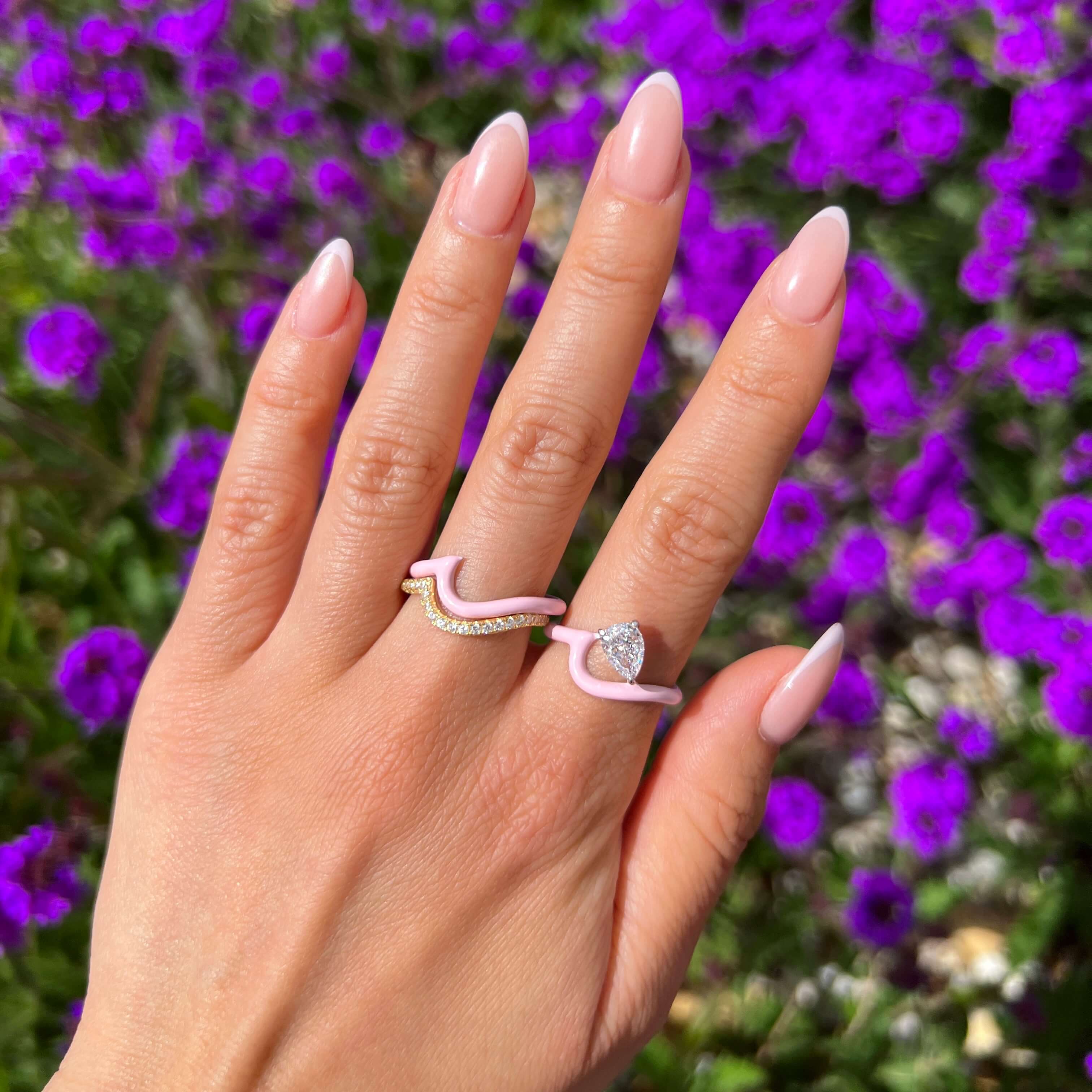 Enamel Wave Ring | Top Stacker - Image 14