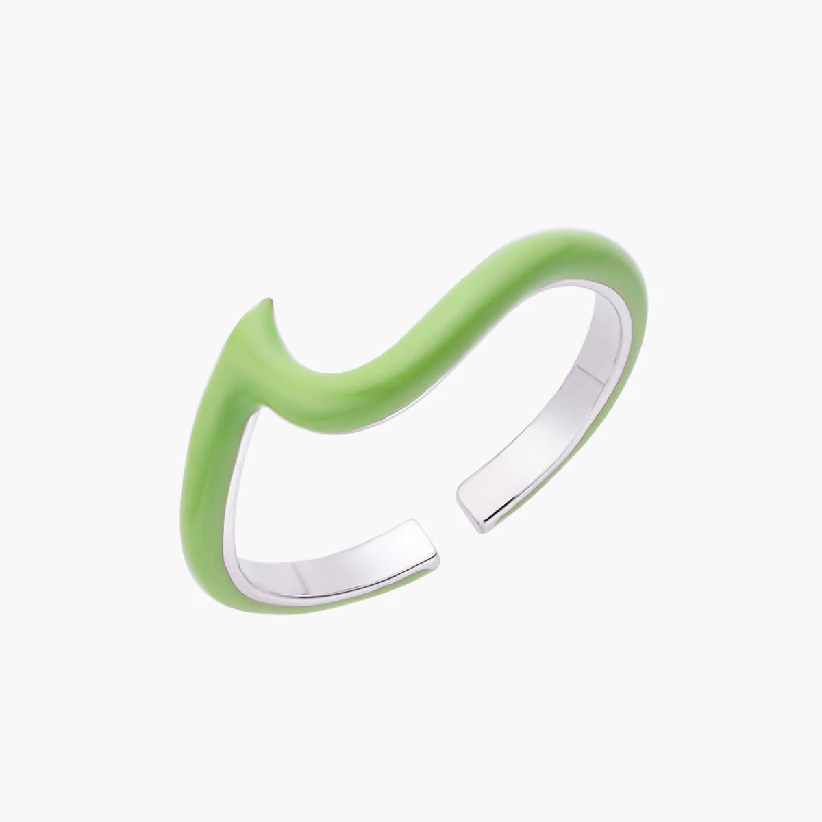 Enamel Wave Ring | Top Stacker - Image 6